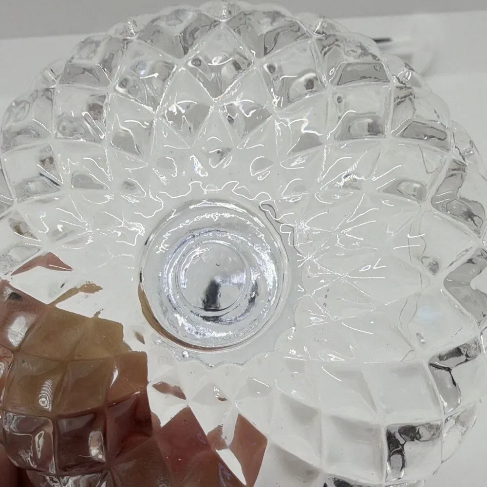 Clear Glass Ring Holder Jewelry Organizer Dish, Round 3 in